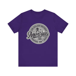 Aquarius Zodiac Unisex Casual Classic Jersey Short Sleeve Tee
