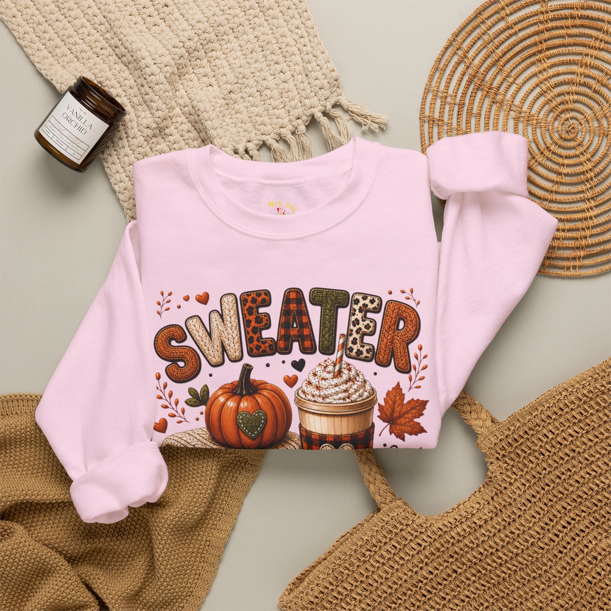 Sweater Weather Autumn Crewneck Sweatshirt
