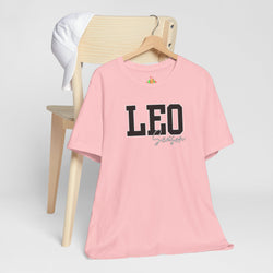 Leo Season Unisex Jersey Tee, Horoscope Shirt, Astrology Gift, Birthday Wear, Zodiac Fashion, Personalized Astrology Apparel