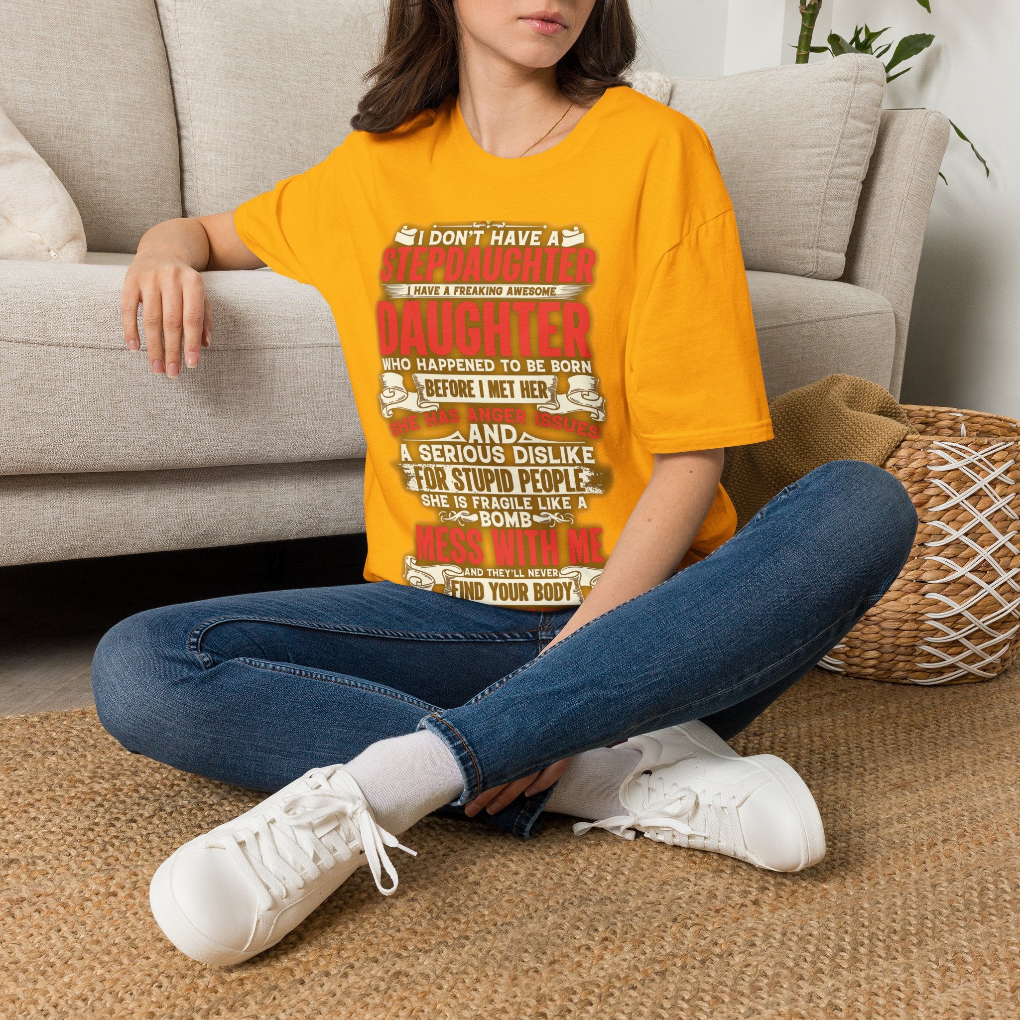 The love of a stepdaughter from a Stepfather Short Sleeve Tee