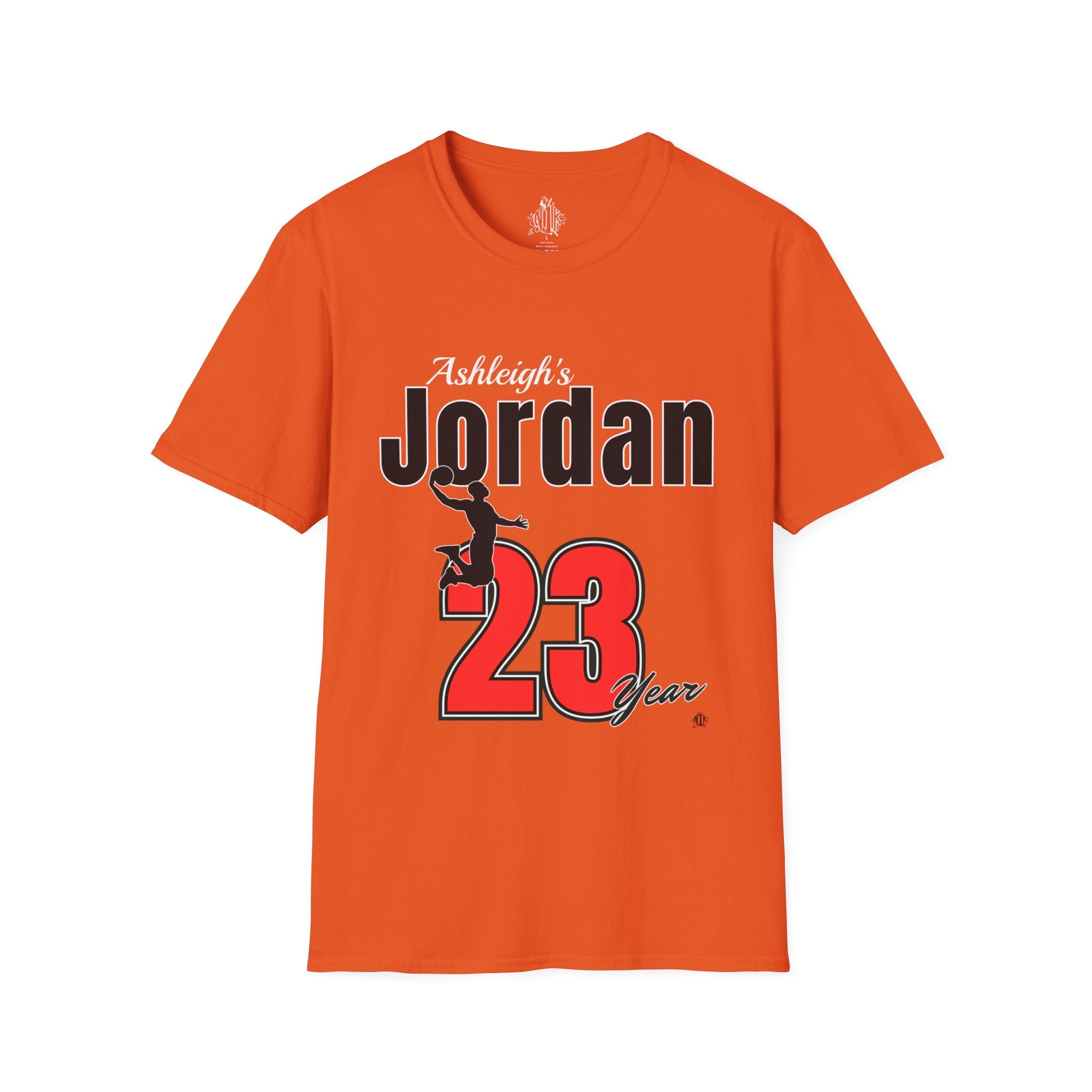 Jordan 23 Basketball Player Name T-Shirt — Personalized Jordan 23' Sport Tee