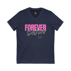 Forever Besties V-Neck Tee, Friendship Gift, Best Friend Shirt, Cute Casual Wear, Birthday or Celebration Top