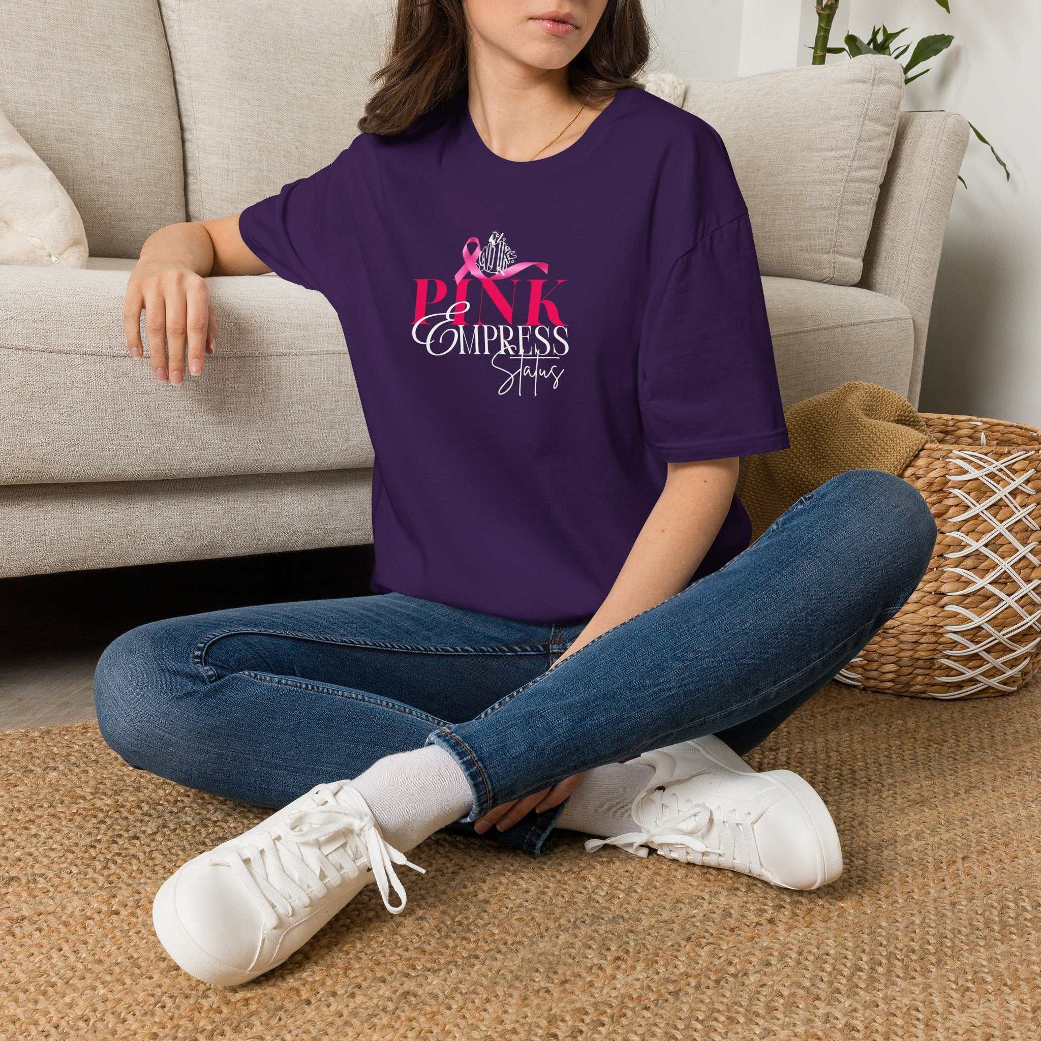 Pink Empress Ladies T-Shirt – 'Pink Empress' Script Graphic