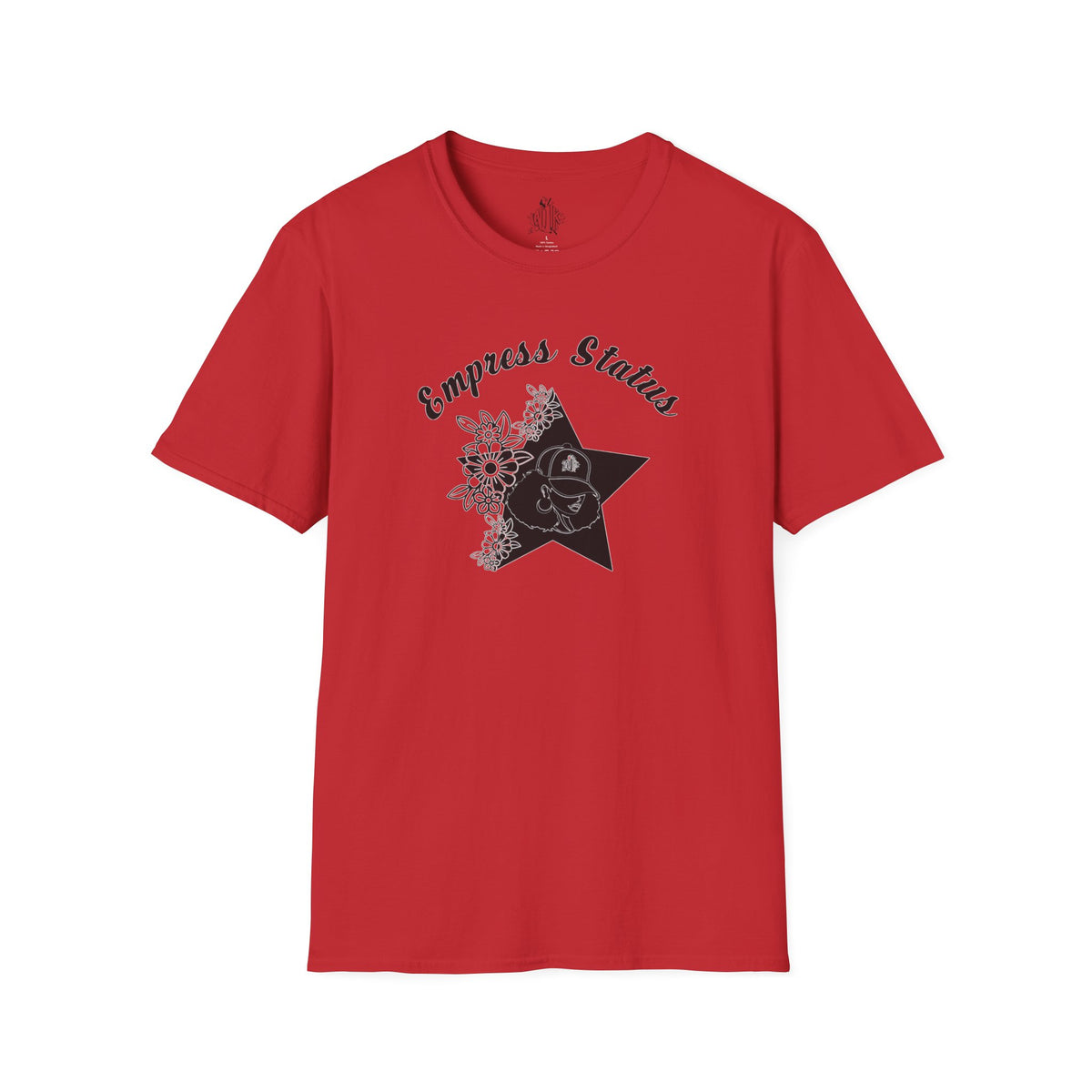 Empress Black Girl Floral Status T-shirt