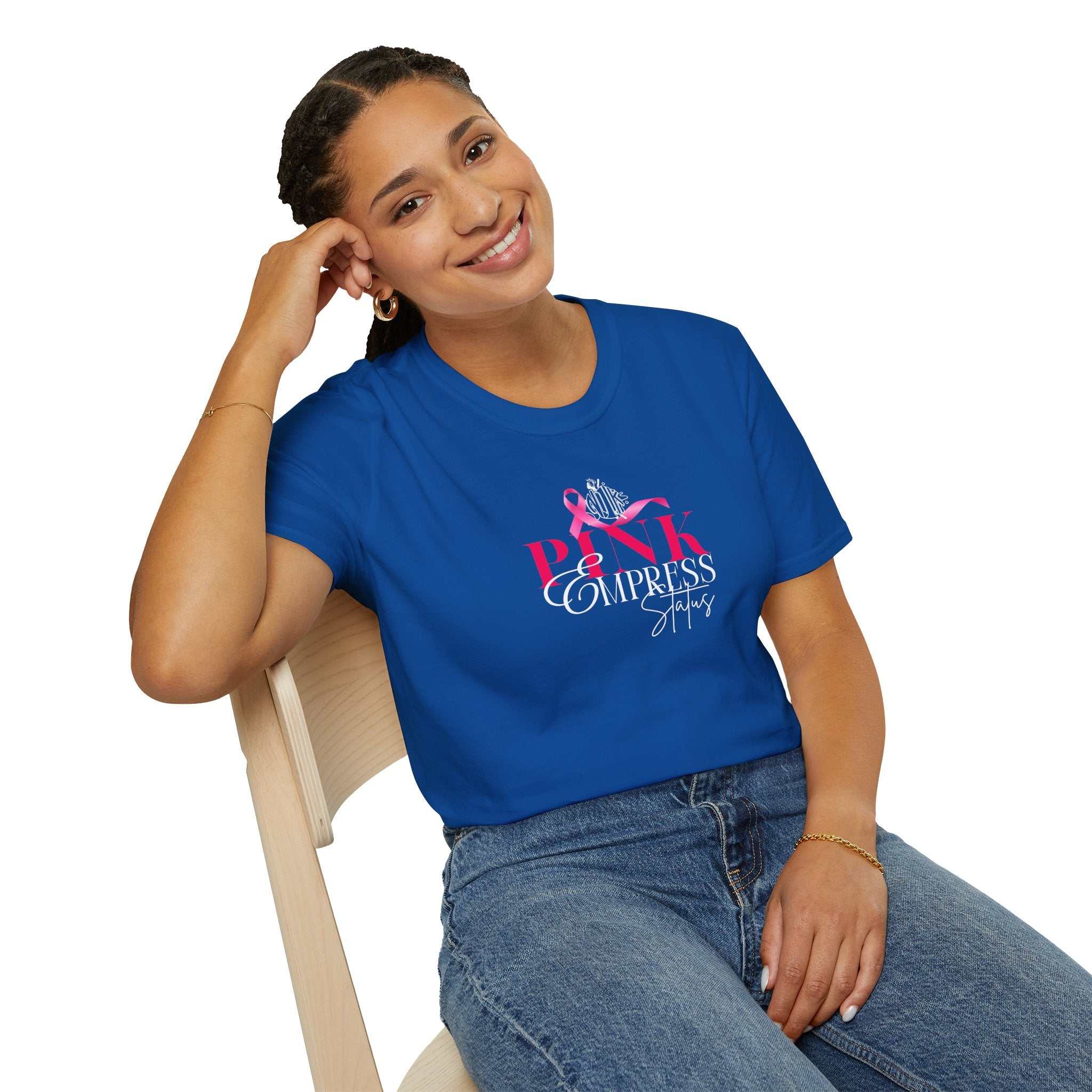 Pink Empress Ladies T-Shirt – 'Pink Empress' Script Graphic