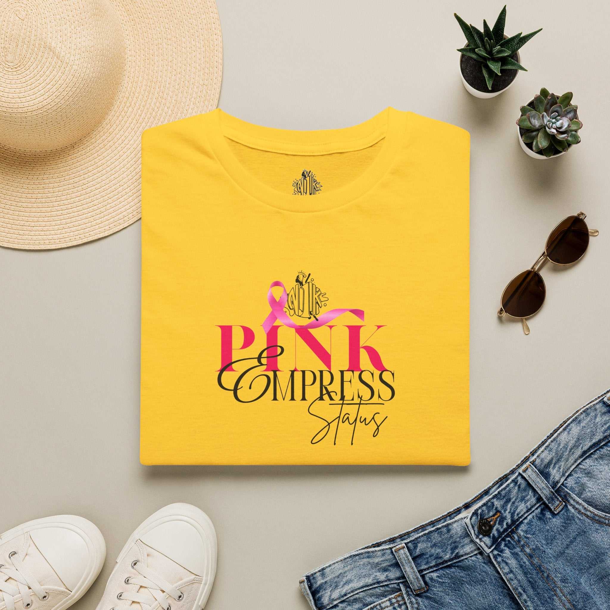 Pink Empress Ladies T-Shirt – 'Pink Empress' Script Graphic