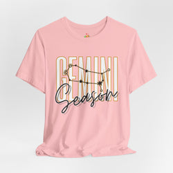 Gemini Season Tee, Zodiac Shirt, Astrology Gift, Unisex Graphic Tee, Birthday T-Shirt, Horoscope Apparel