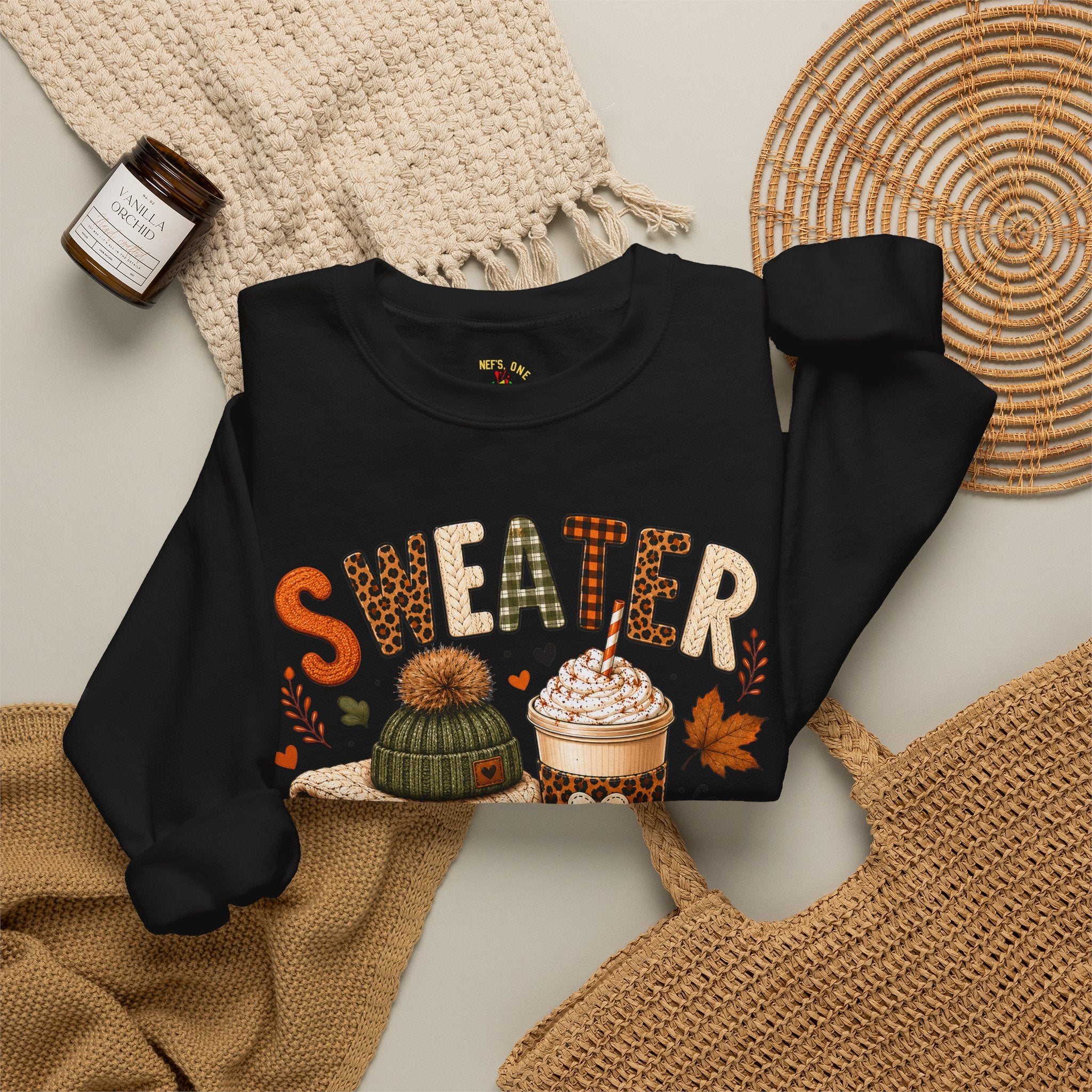 Sweater Weather Autumn Crewneck Sweatshirt