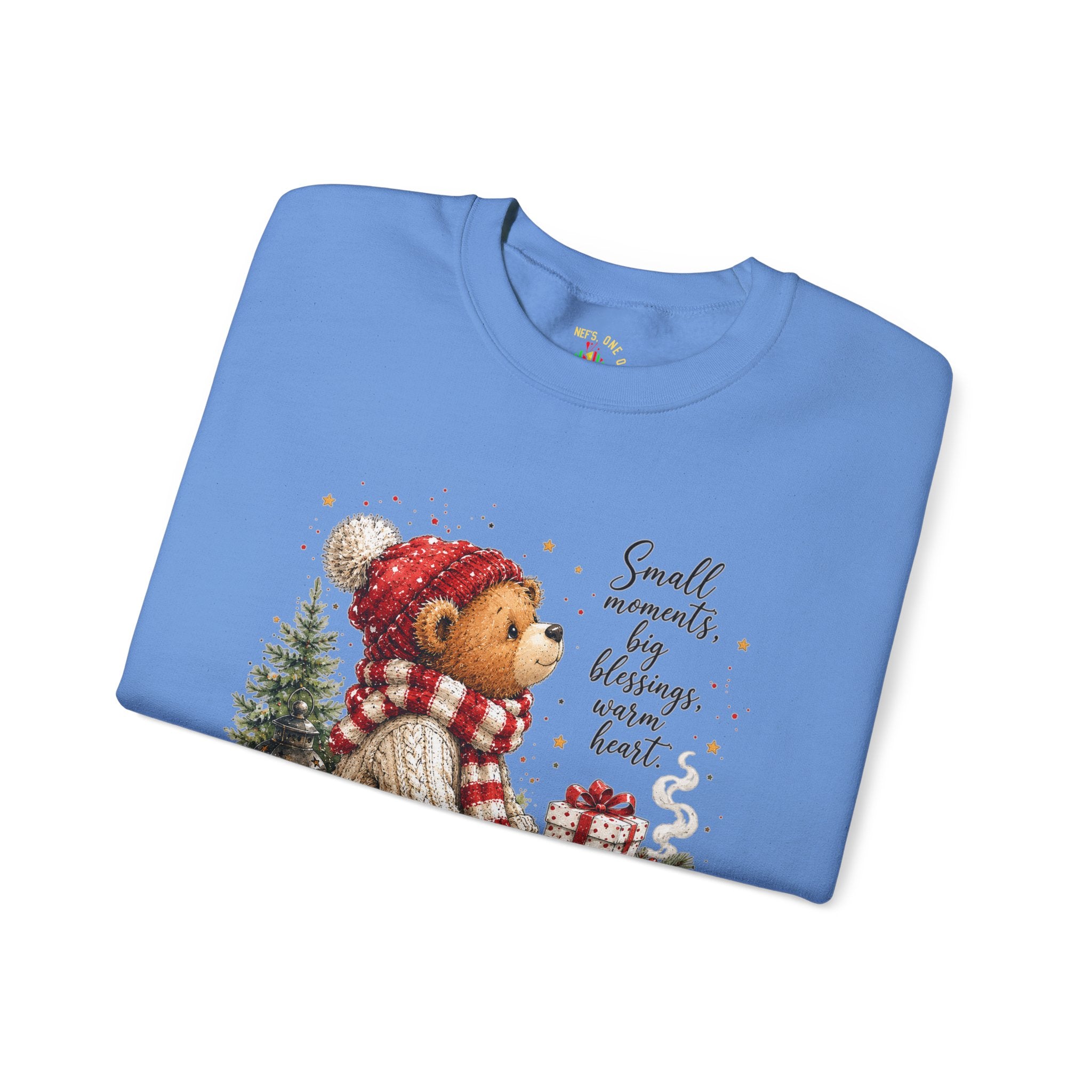 Christmas Bear Crewneck Sweatshirt – Cozy Holiday Teddy Bear Design