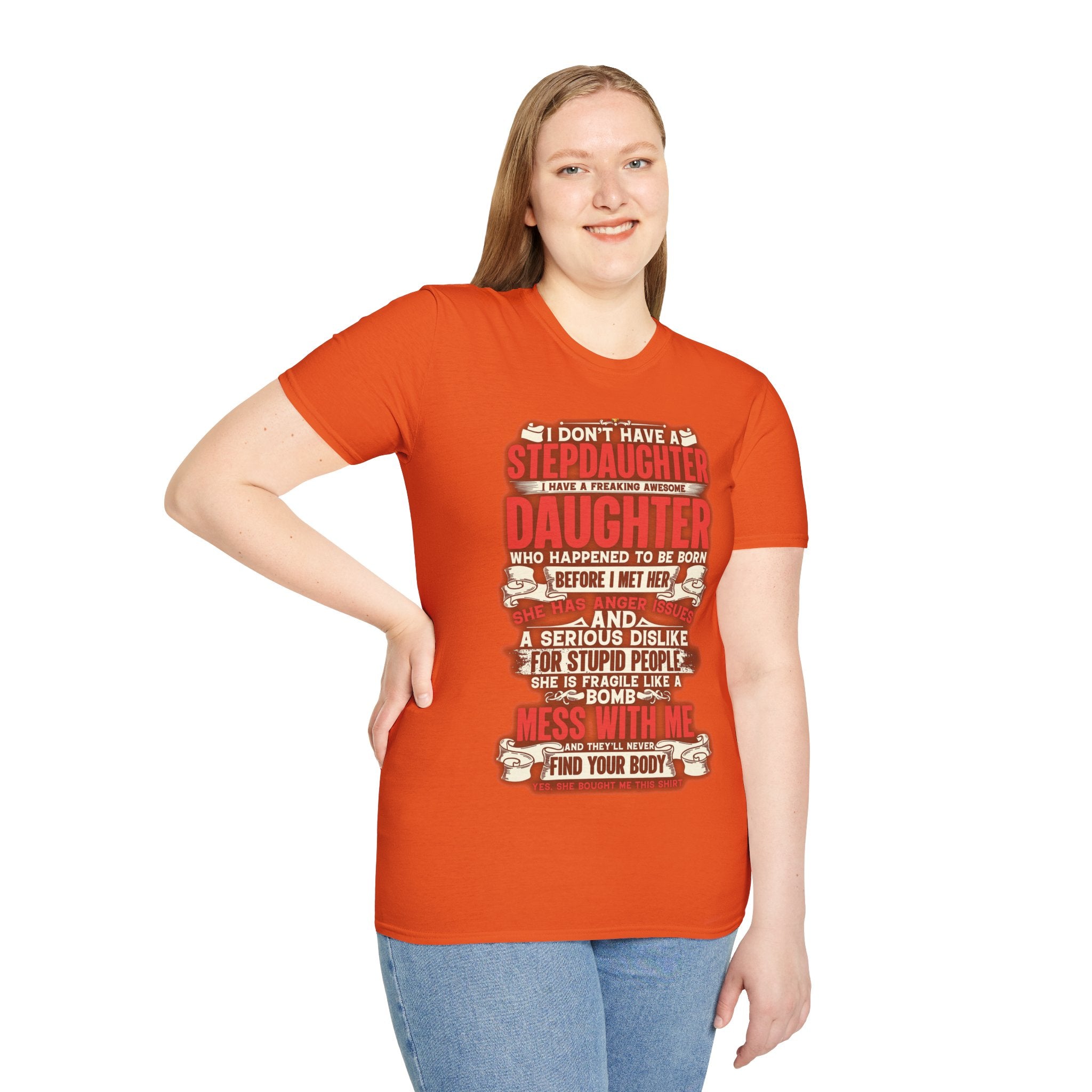 The love of a stepdaughter from a Stepfather Short Sleeve Tee
