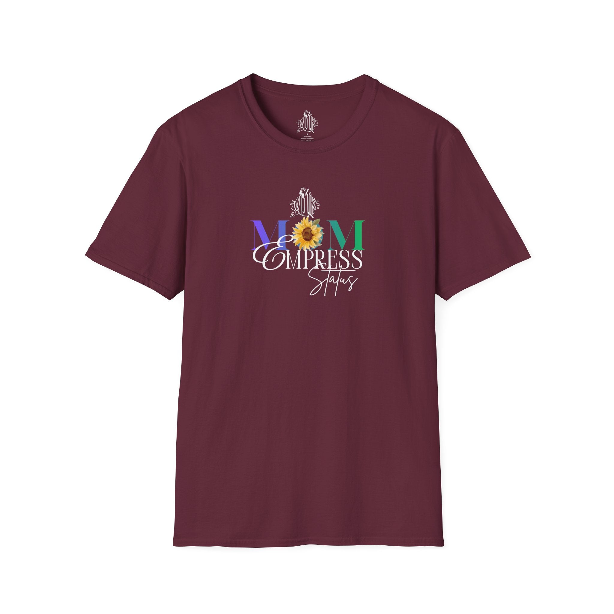 Celebrate Mom — Floral Sunflower Empowerment Graphic T-Shirt
