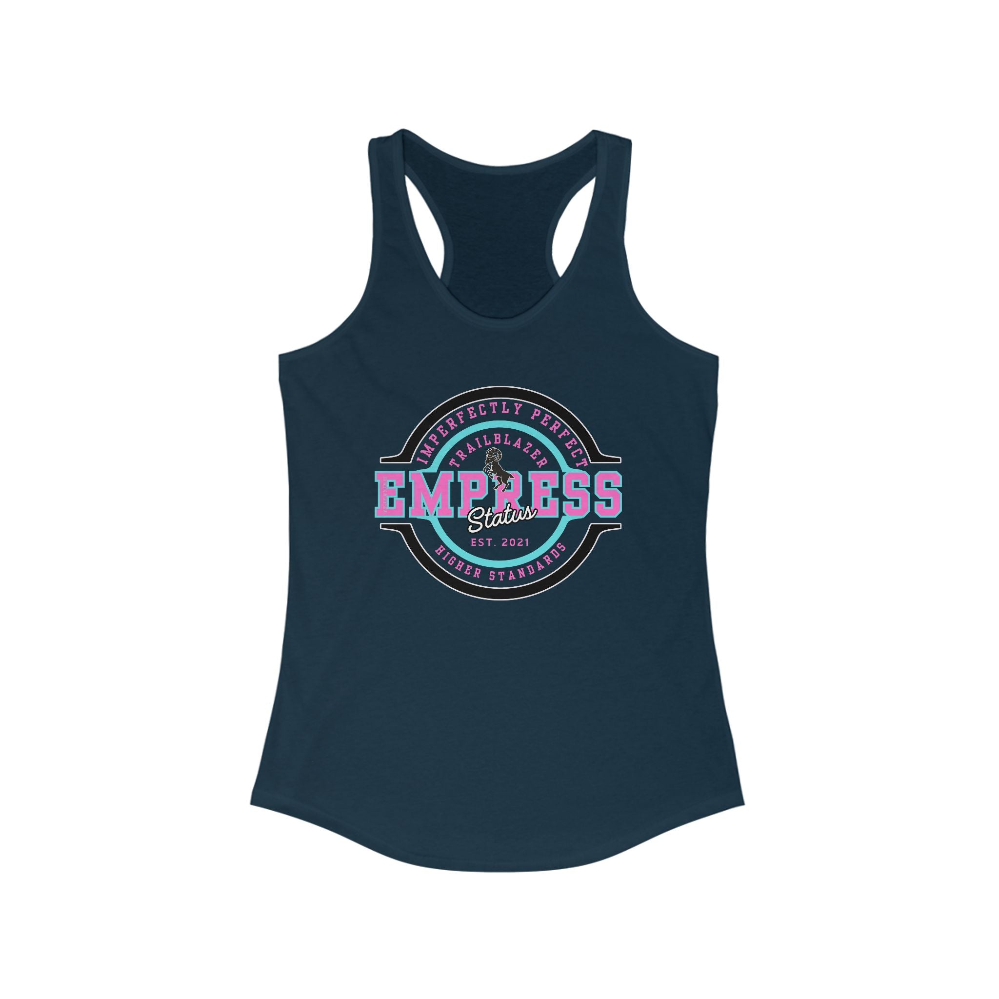 Empress Status Racerback Tank, Women's Fitness Shirt, Gift for Her, Casual Wear, Birthday, Workout Top, Empowerment Tee