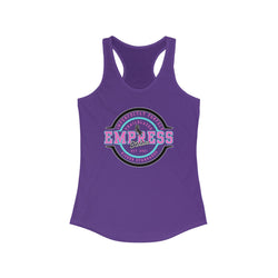 Empress Status Racerback Tank, Women's Fitness Shirt, Gift for Her, Casual Wear, Birthday, Workout Top, Empowerment Tee