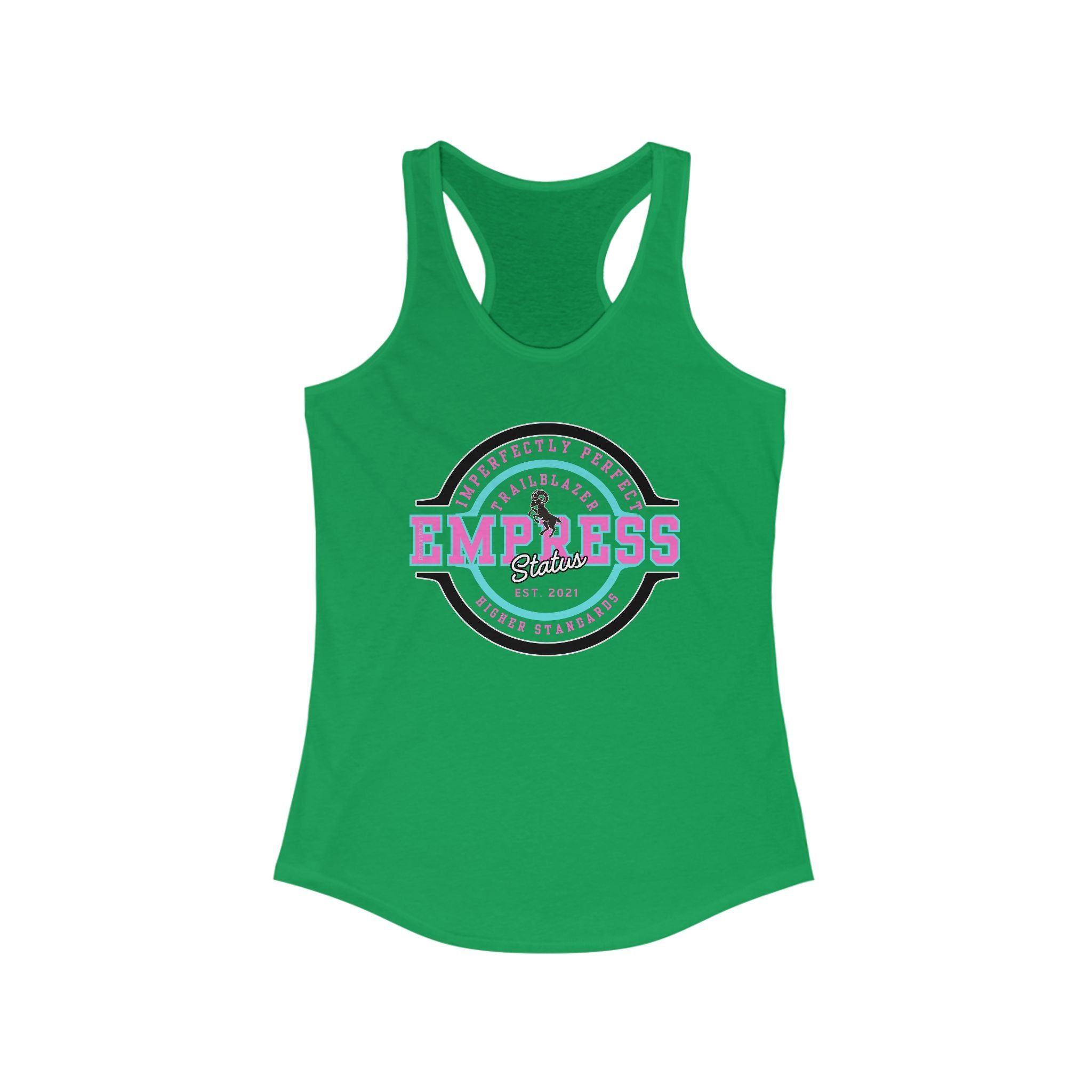 Empress Status Racerback Tank, Women's Fitness Shirt, Gift for Her, Casual Wear, Birthday, Workout Top, Empowerment Tee