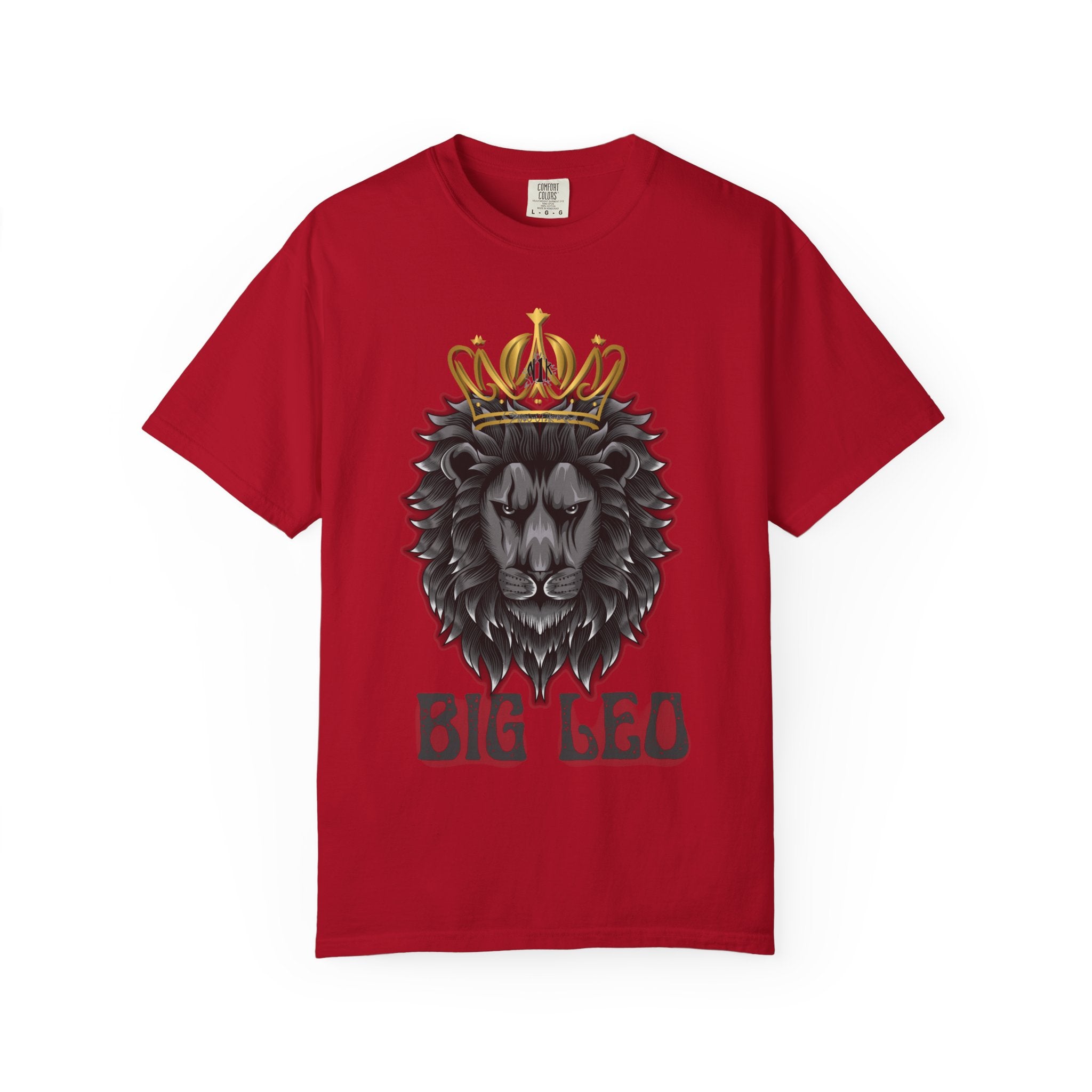 Big Leo Lion Graphic T-Shirt, Unisex Tee, Animal Lover Gift, Birthday Shirt, Astrology Apparel, Comfortable Everyday Wear