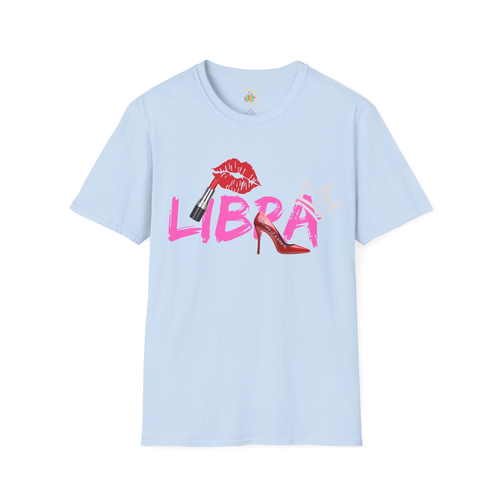 Libra Lipstick Tee — Zodiac Libra Graphic T-Shirt