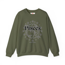 Pisces Unisex Casual Crewneck Sweatshirt