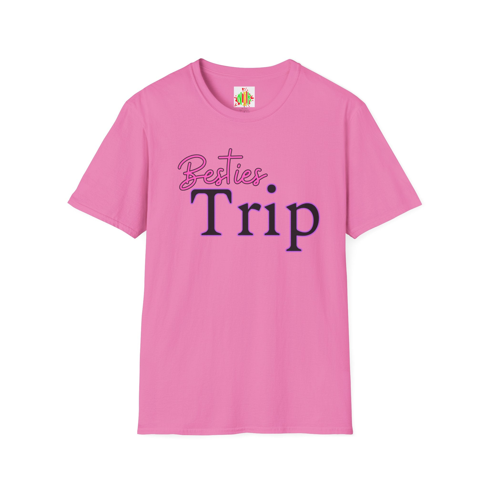 Besties Trip Unisex T-Shirt - Perfect for Friendship Celebrations, Travel, Summer Vacations, Girls’ Getaways, Matching Outfits