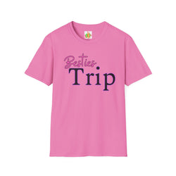 Besties Trip Unisex T-Shirt - Perfect for Friendship Celebrations, Travel, Summer Vacations, Girls’ Getaways, Matching Outfits