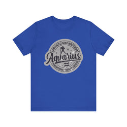 Aquarius Zodiac Unisex Casual Classic Jersey Short Sleeve Tee