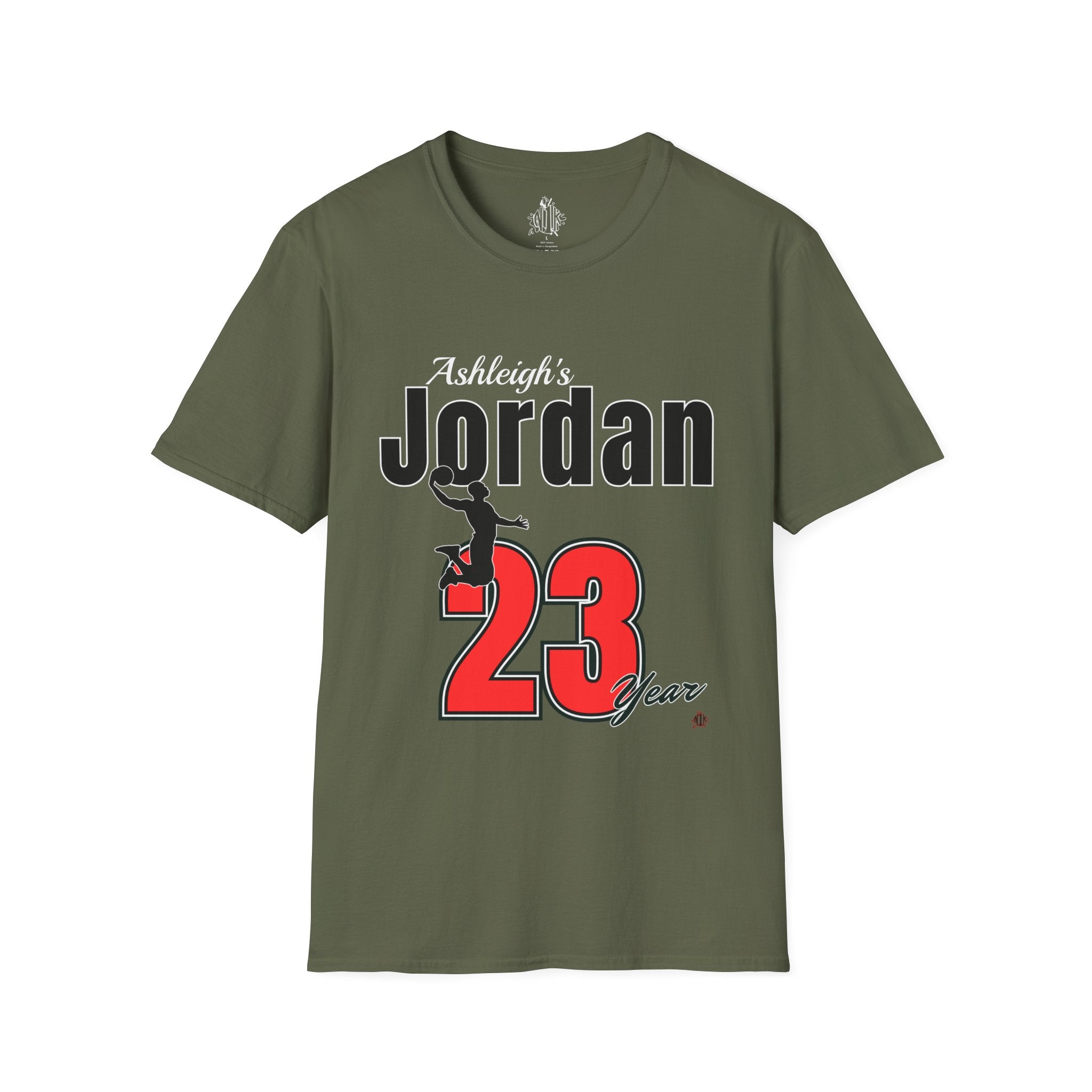 Jordan 23 Basketball Player Name T-Shirt — Personalized Jordan 23' Sport Tee