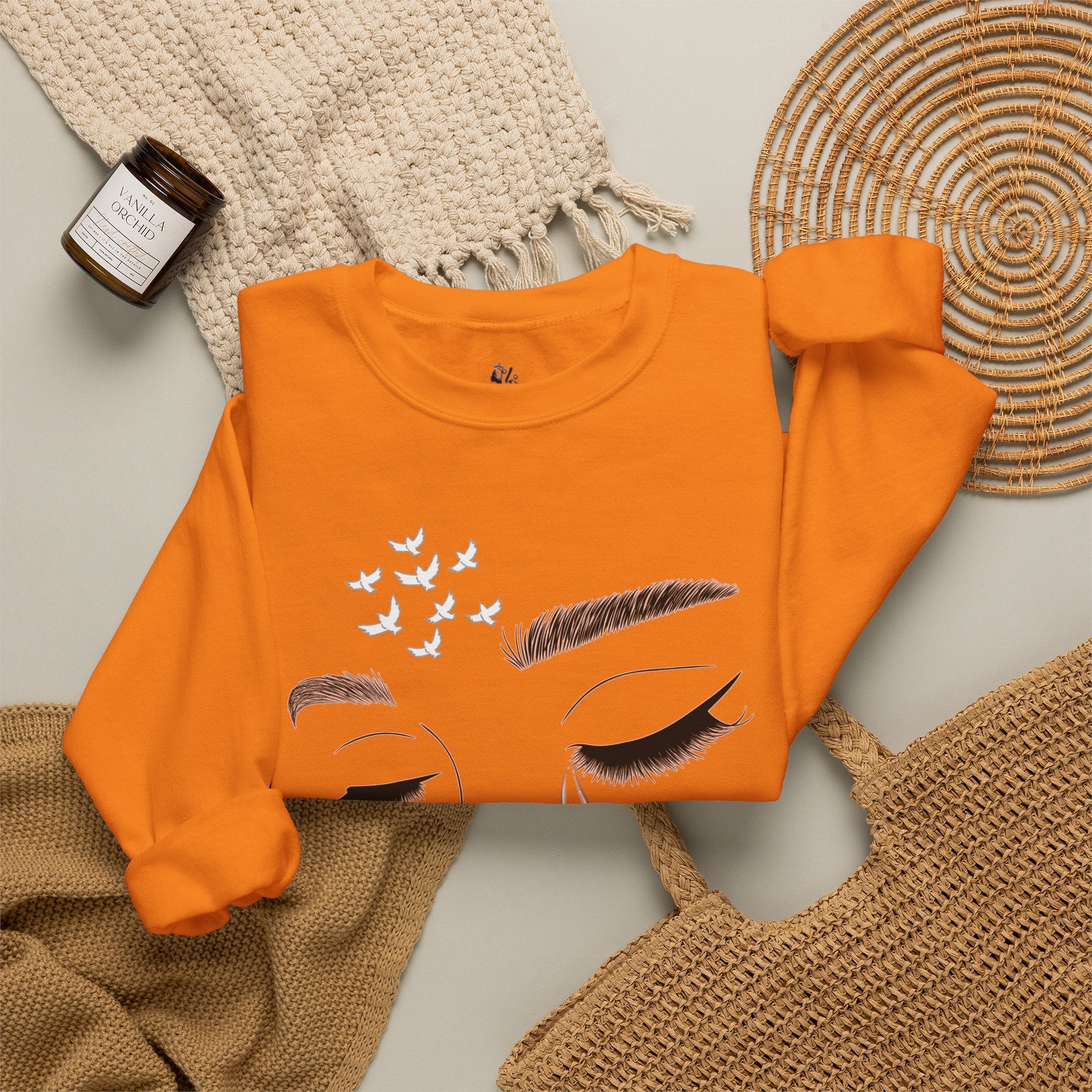 Tearful Eyes Crewneck Sweatshirt — Remember To Remember To Never Forget'