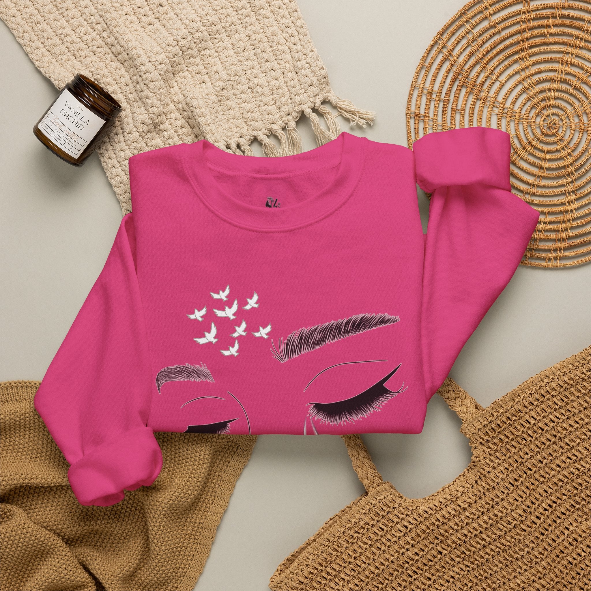 Tearful Eyes Crewneck Sweatshirt — Remember To Remember To Never Forget'
