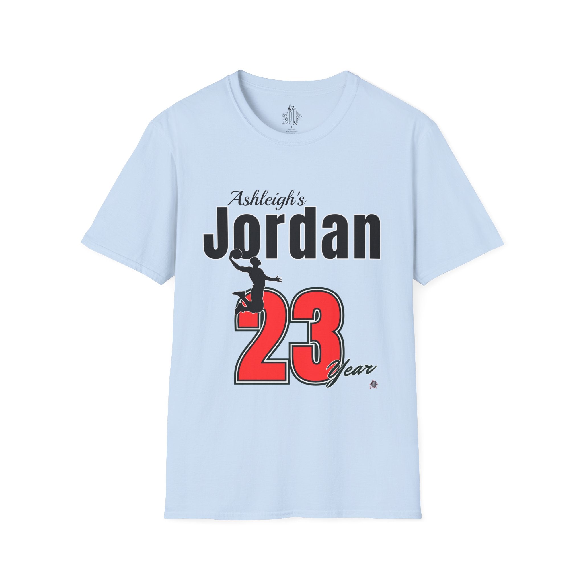 Jordan 23 Basketball Player Name T-Shirt — Personalized Jordan 23' Sport Tee