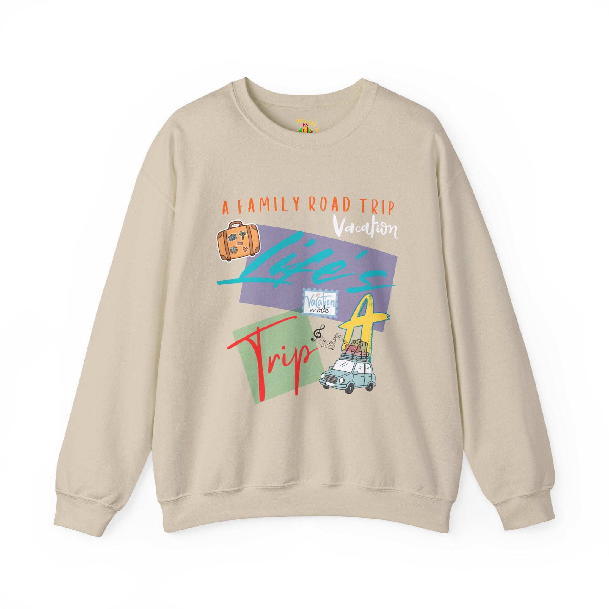 Road Trip T-Shirt — "Life's a Trip" Retro (Enter Family Name) on Back Travel Graphic