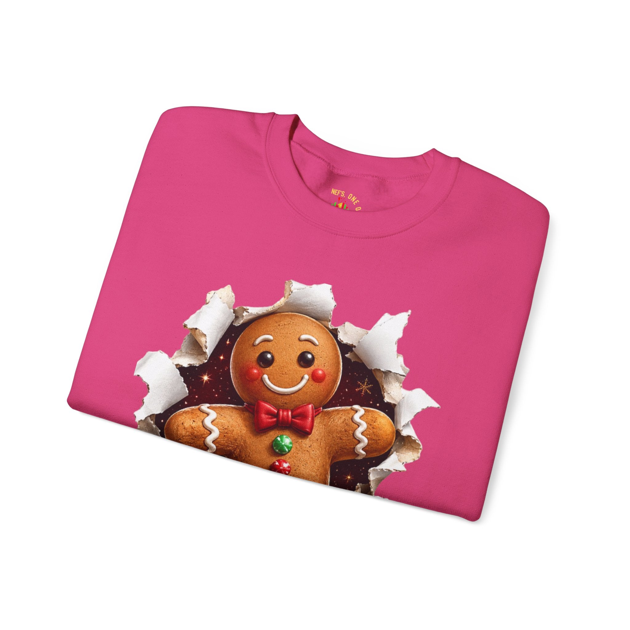 Gingerbread Man Christmas Crewneck Sweatshirt