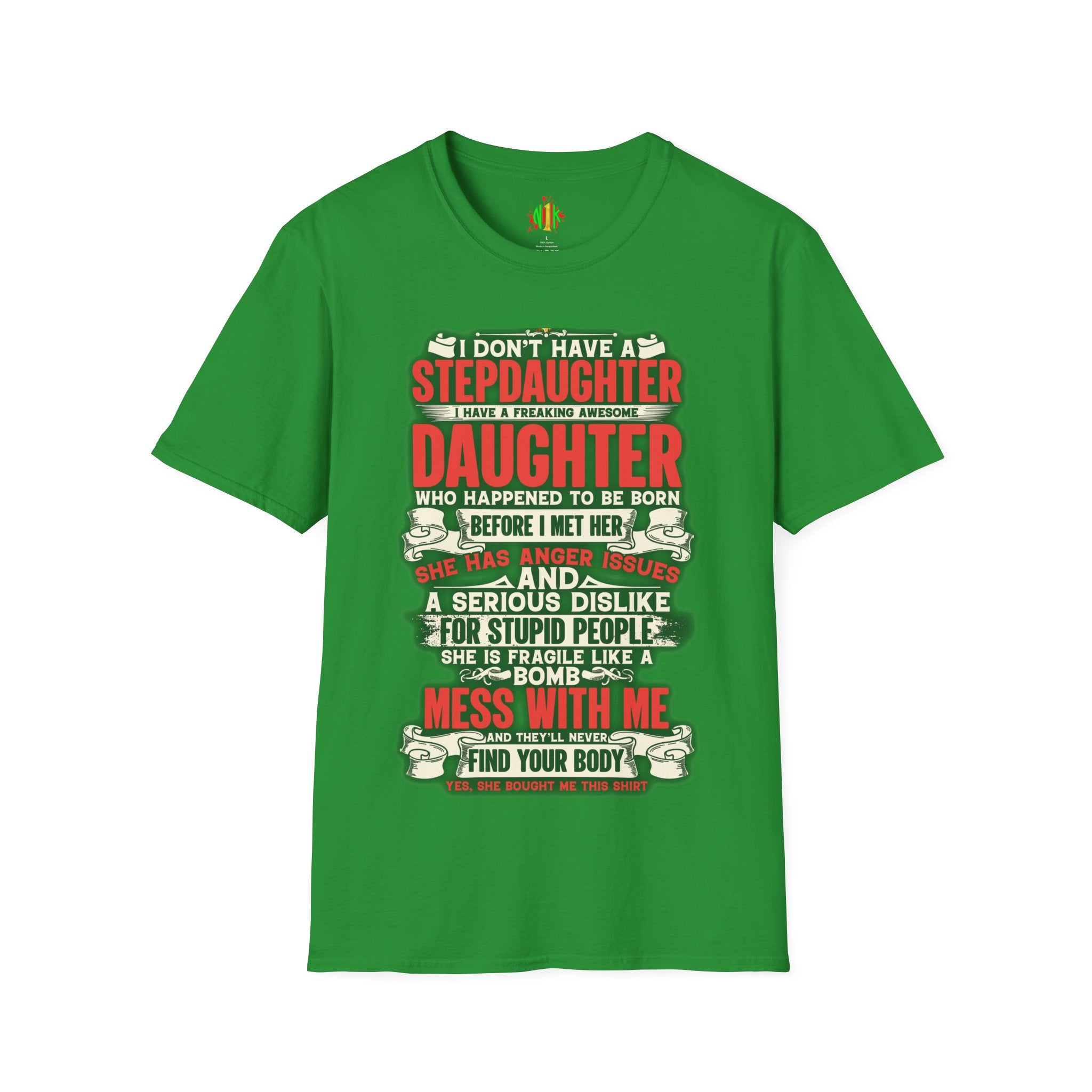 The love of a stepdaughter from a Stepfather Short Sleeve Tee