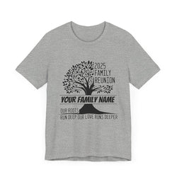 Family Reunion T-Shirt, Family Event Tee, 2025 Reunion Apparel, Unity Shirt, Love & Roots Design, Gift for Family Gatherings