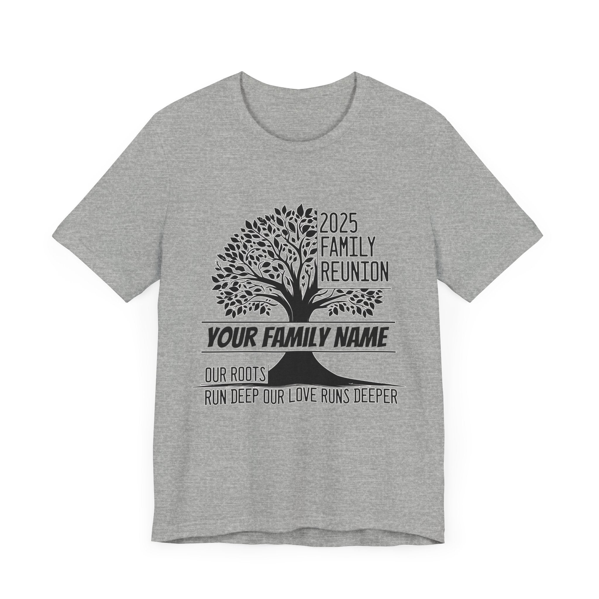Family Reunion T-Shirt, Family Event Tee, 2025 Reunion Apparel, Unity Shirt, Love & Roots Design, Gift for Family Gatherings