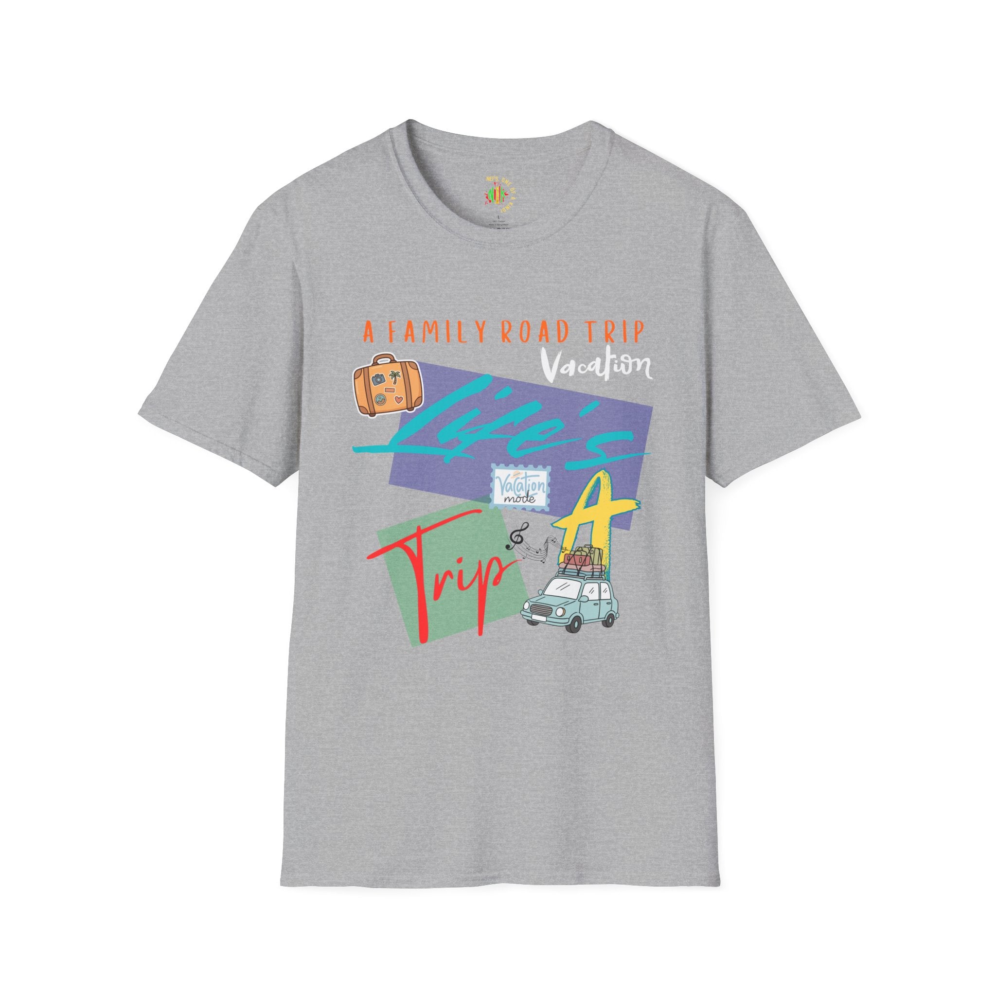 Road Trip T-Shirt — "Life's a Trip" Retro Family Travel Graphic