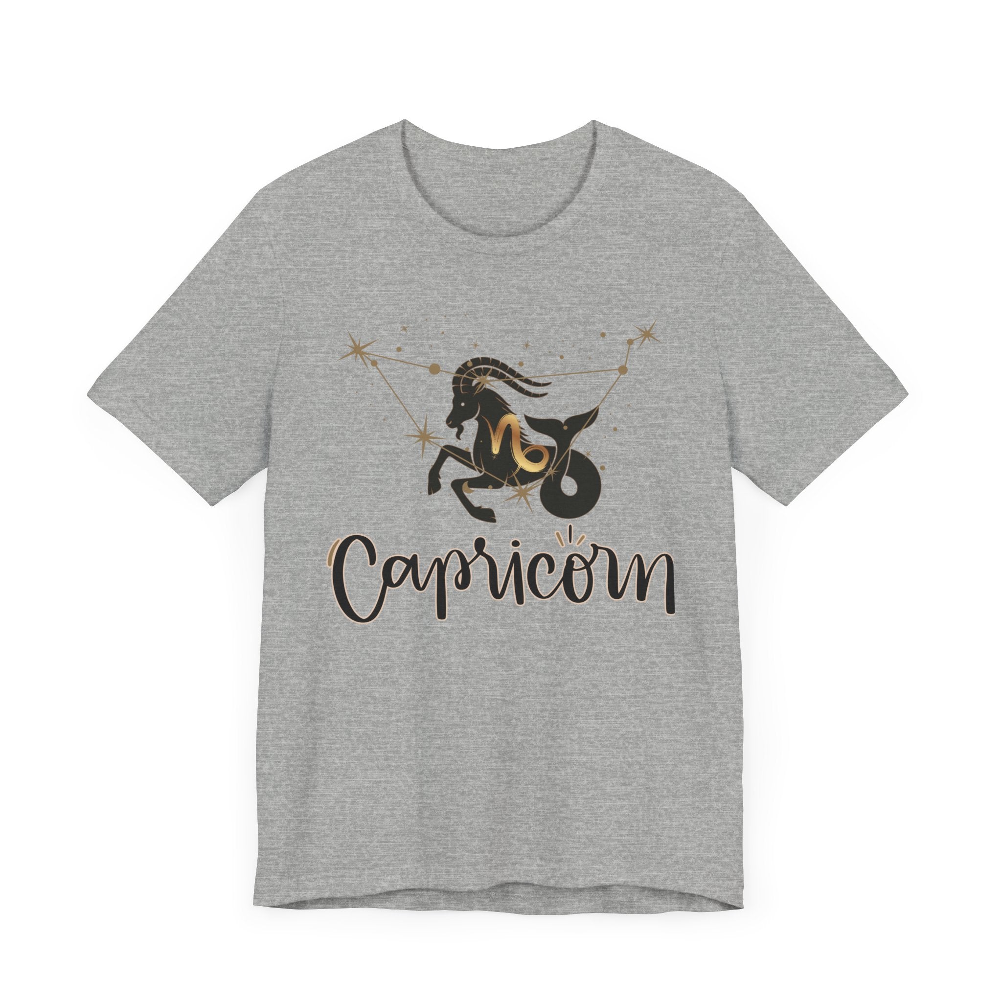 Capricorn Unisex Casual classic unisex jersey short sleeve tee
