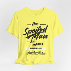 Spoiled Man Graphic Tee - Perfect for Celebrating Special Occasions