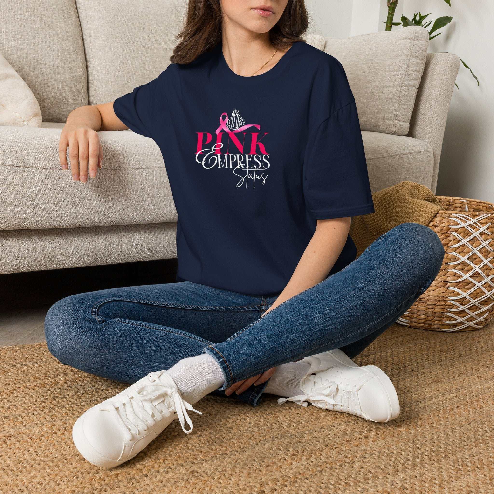 Pink Empress Ladies T-Shirt – 'Pink Empress' Script Graphic