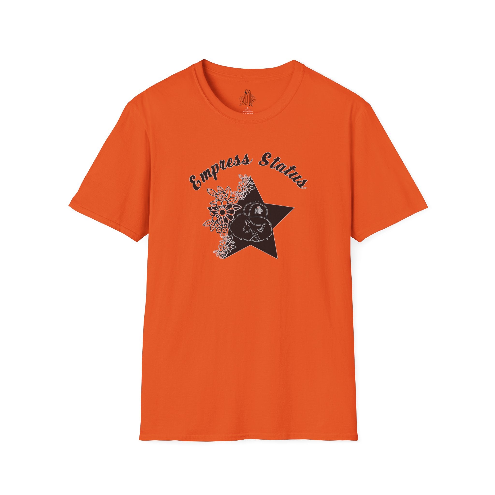 Empress Black Girl Floral Status T-shirt
