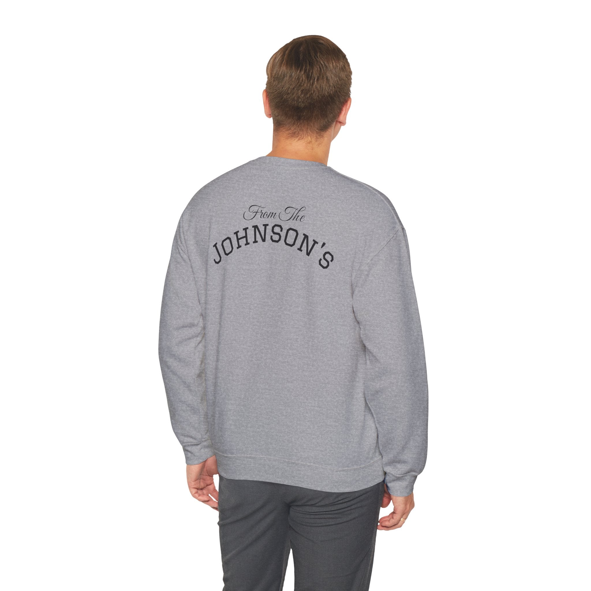 Merry Christmas Personalized Family Name Sweatshirt