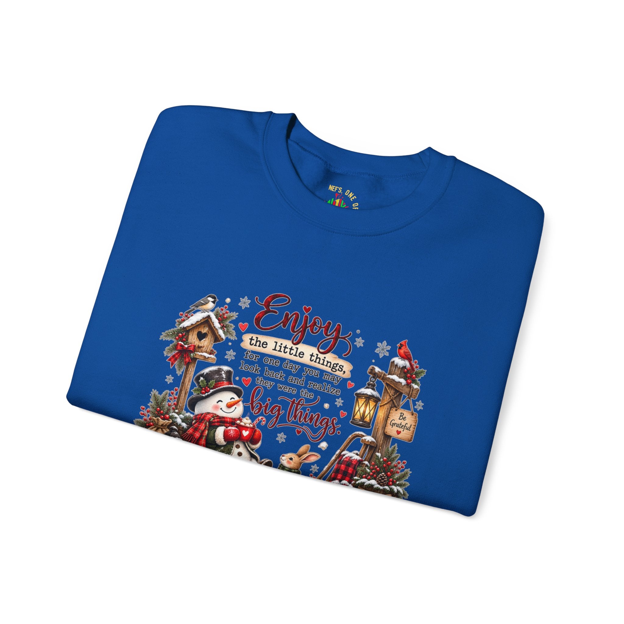 Enjoy the Little Things Christmas Crewneck Sweatshirt