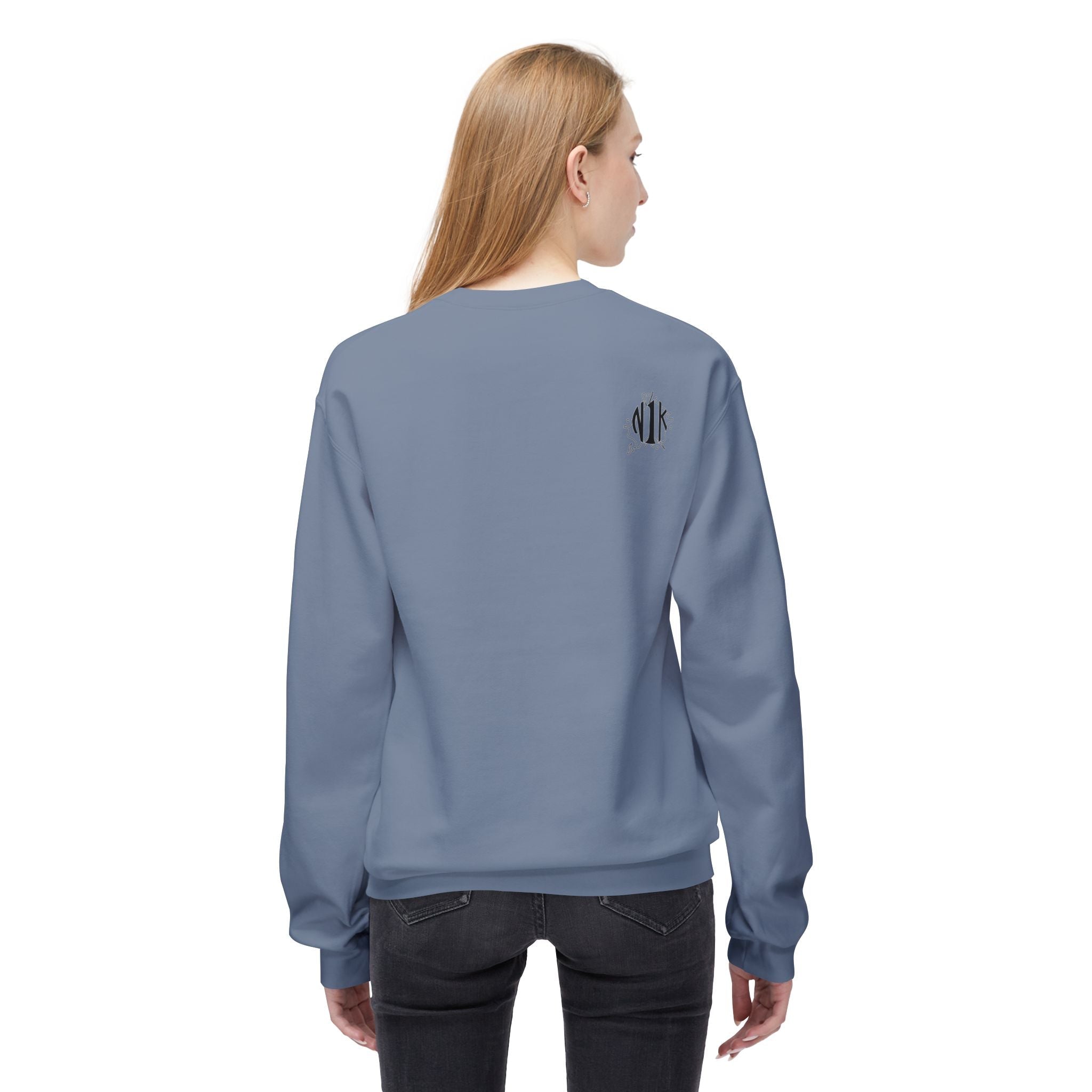Aquarius Zodiac Crewneck Sweatshirt — Aquarius Symbol Astrological Sweatshirt