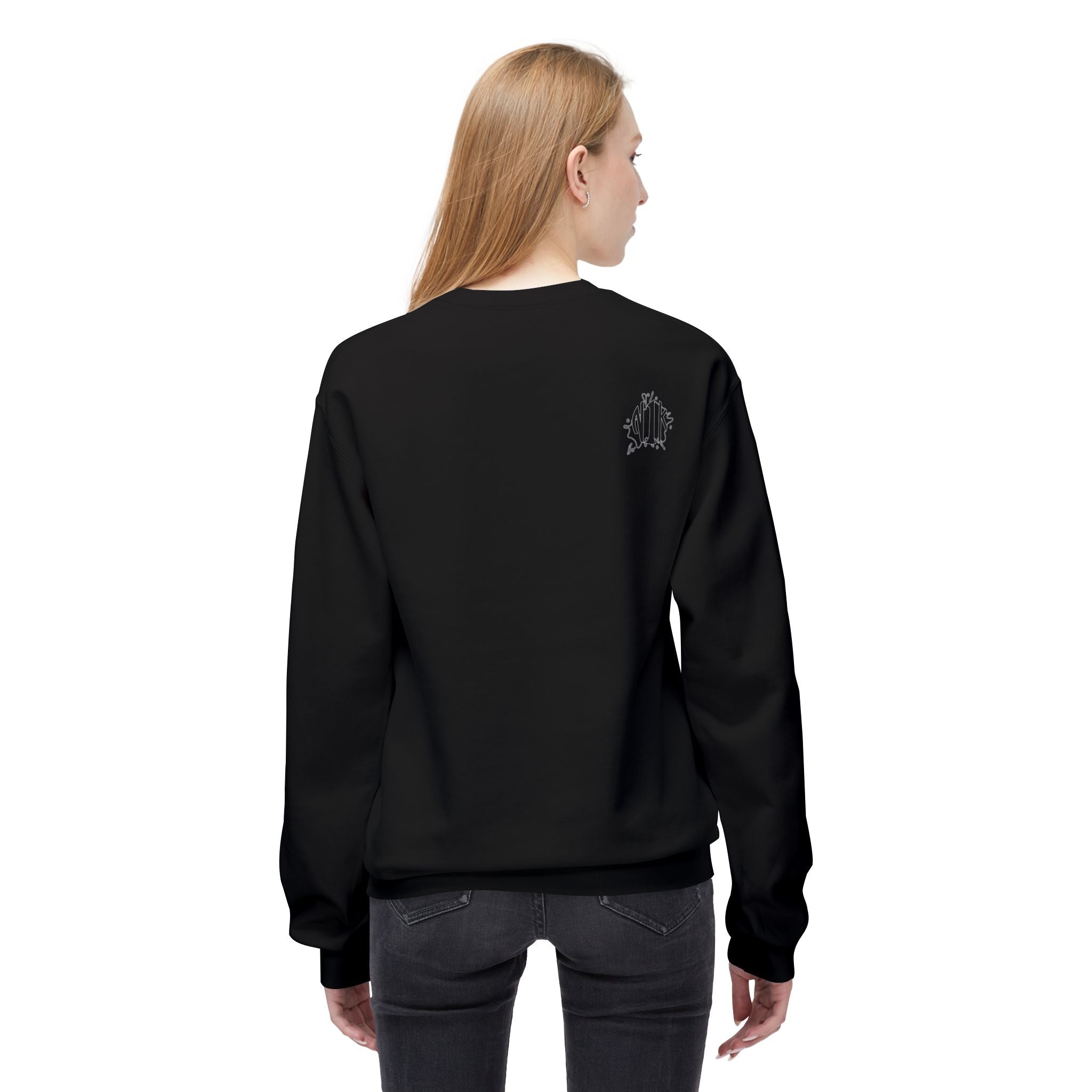 Aquarius Zodiac Crewneck Sweatshirt — Aquarius Symbol Astrological Sweatshirt