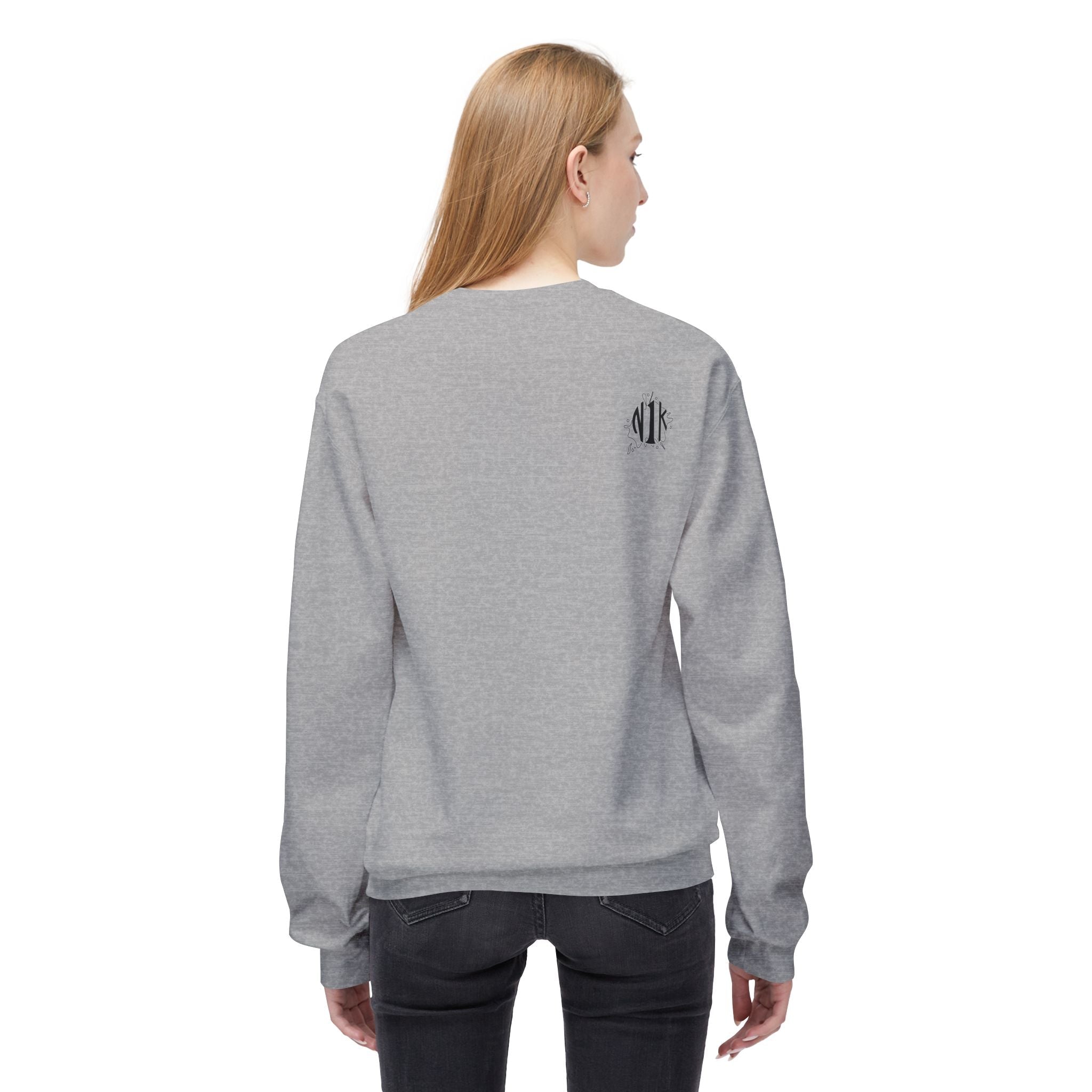 Aquarius Zodiac Crewneck Sweatshirt — Aquarius Symbol Astrological Sweatshirt