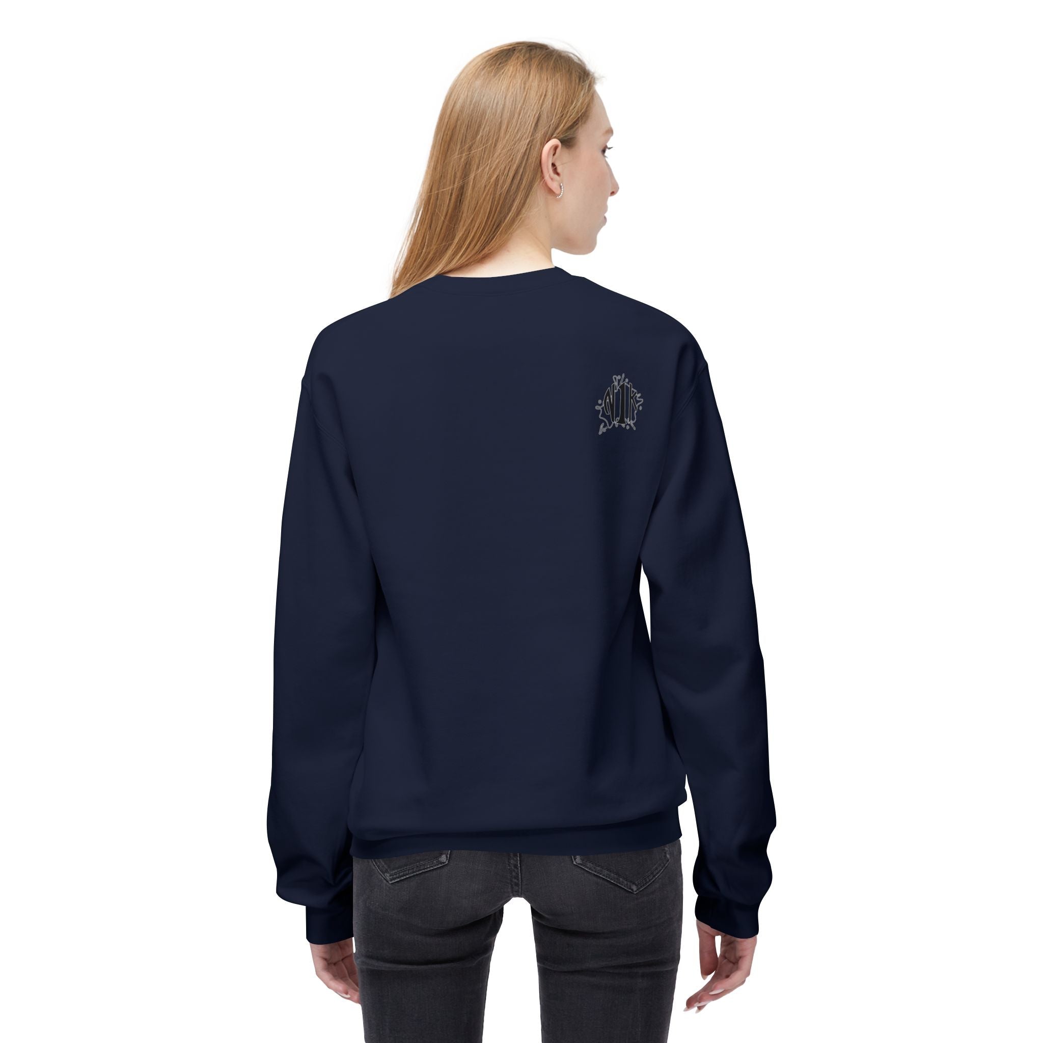 Aquarius Zodiac Crewneck Sweatshirt — Aquarius Symbol Astrological Sweatshirt