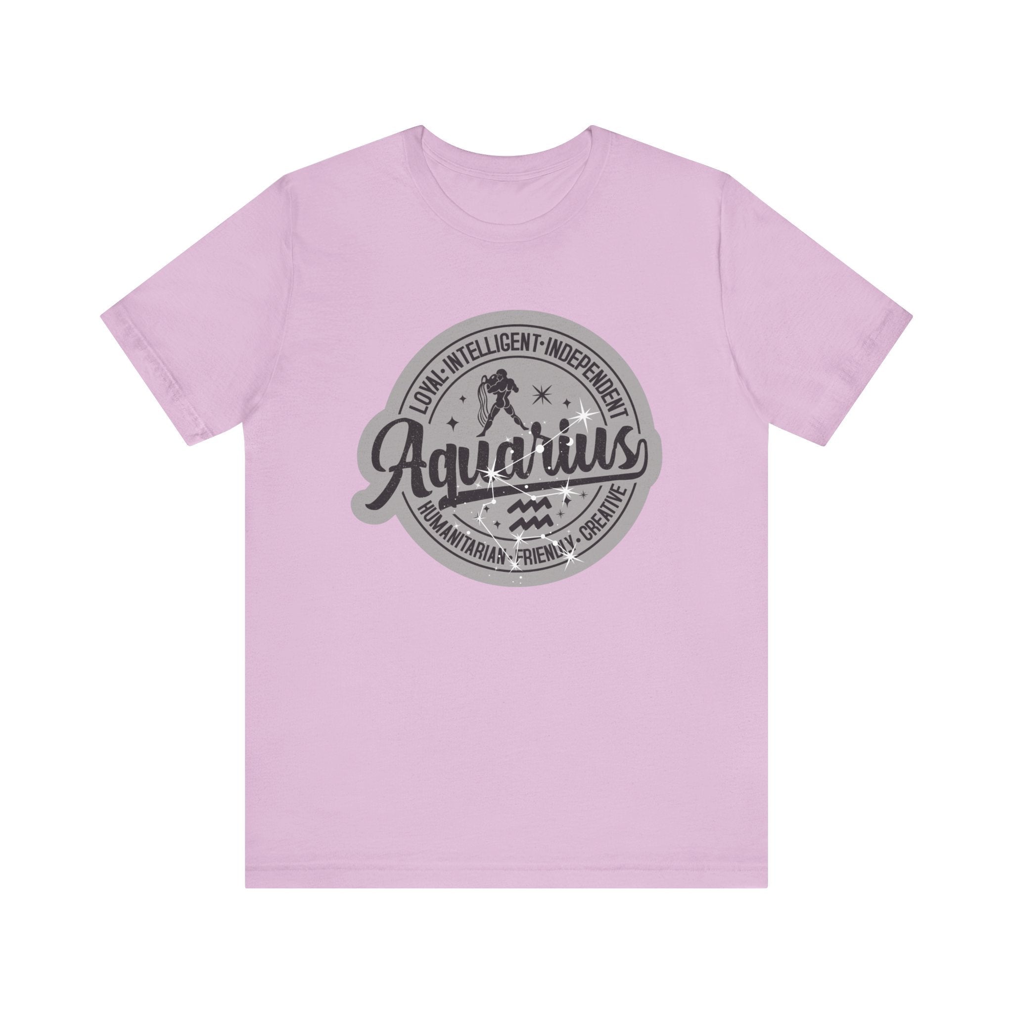 Aquarius Zodiac Unisex Casual Classic Jersey Short Sleeve TeeT-ShirtAquarius Zodiac Unisex Casual Classic Jersey Short Sleeve Tee