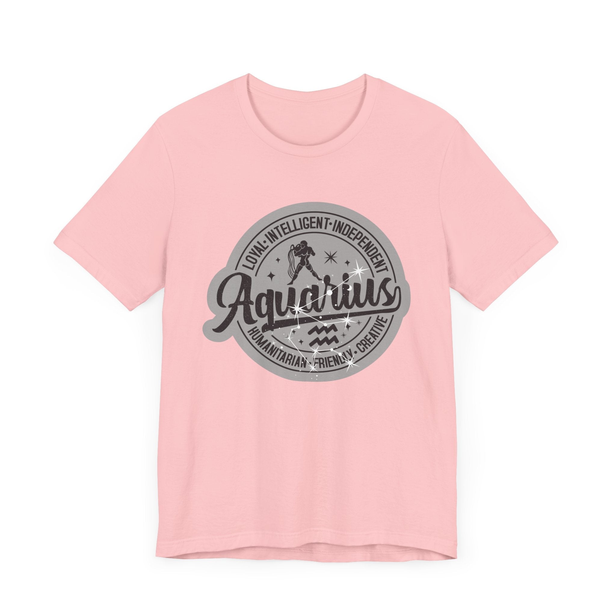 Aquarius Zodiac Unisex Casual Classic Jersey Short Sleeve TeeT-ShirtAquarius Zodiac Unisex Casual Classic Jersey Short Sleeve Tee