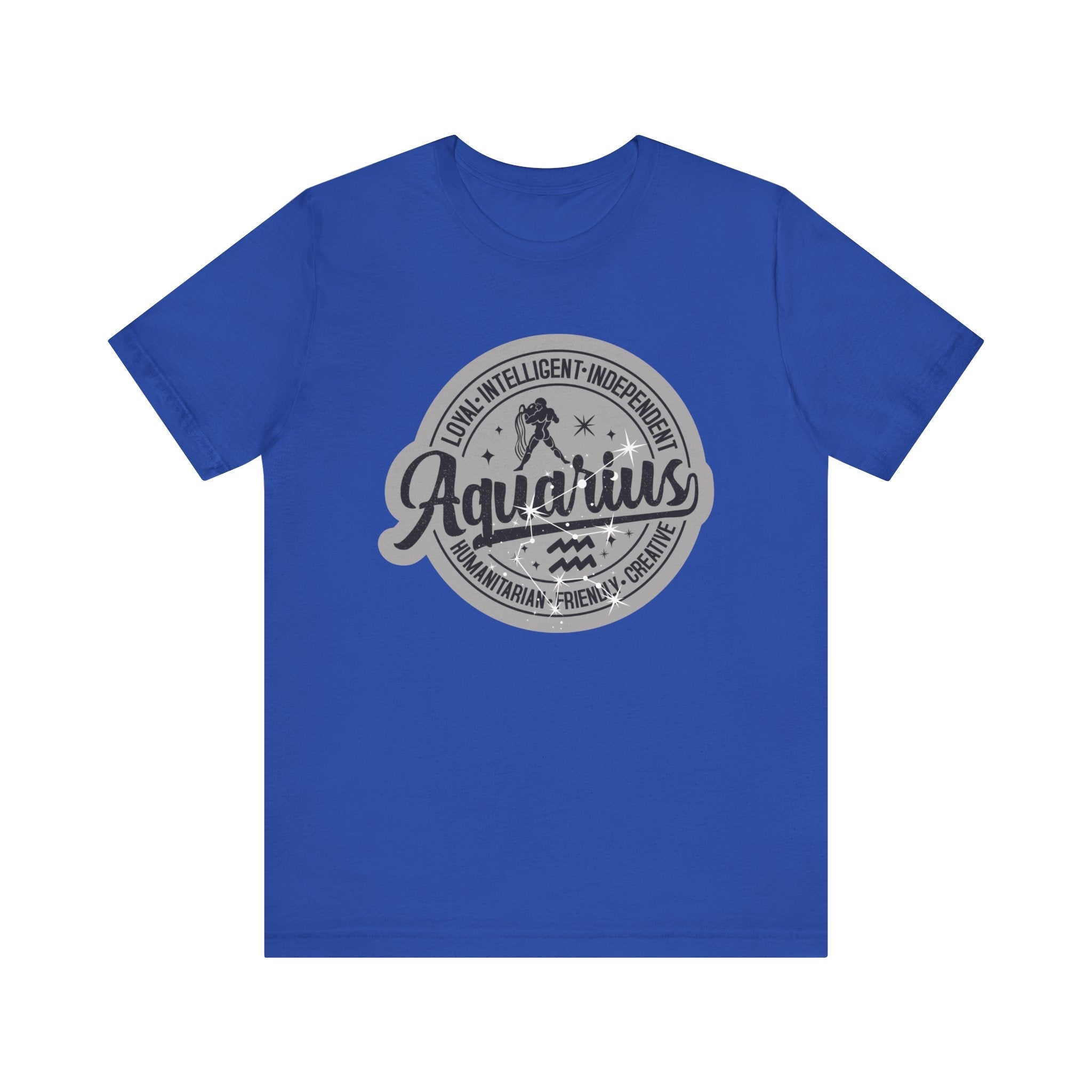 Aquarius Zodiac Unisex Casual Classic Jersey Short Sleeve TeeT-ShirtAquarius Zodiac Unisex Casual Classic Jersey Short Sleeve Tee