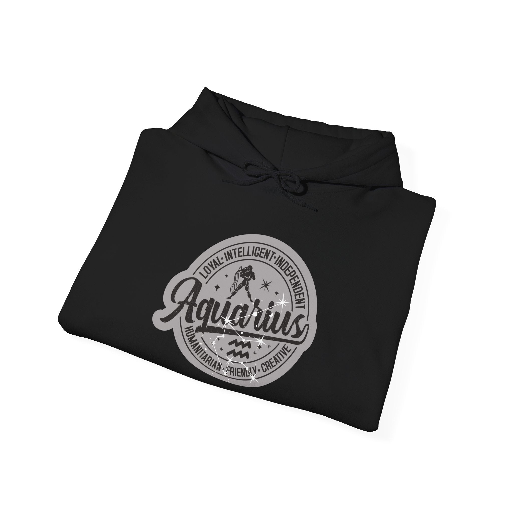 Aquarius Zodiac Unisex Heavy Blend Hooded SweatshirtHoodieAquarius Zodiac Unisex Heavy Blend Hooded Sweatshirt