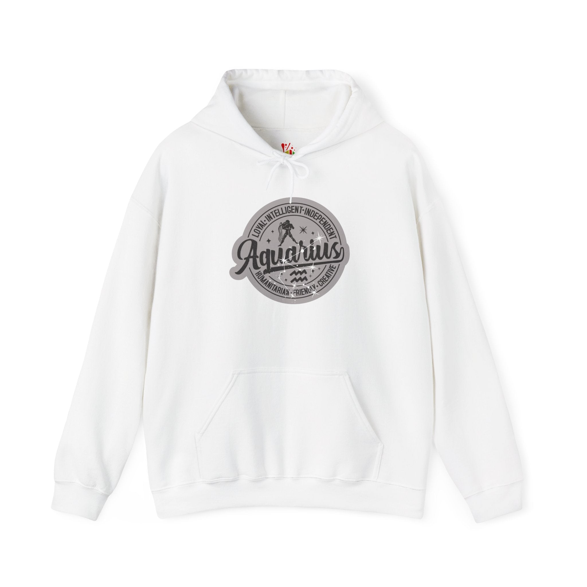 Aquarius Zodiac Unisex Heavy Blend Hooded SweatshirtHoodieAquarius Zodiac Unisex Heavy Blend Hooded Sweatshirt
