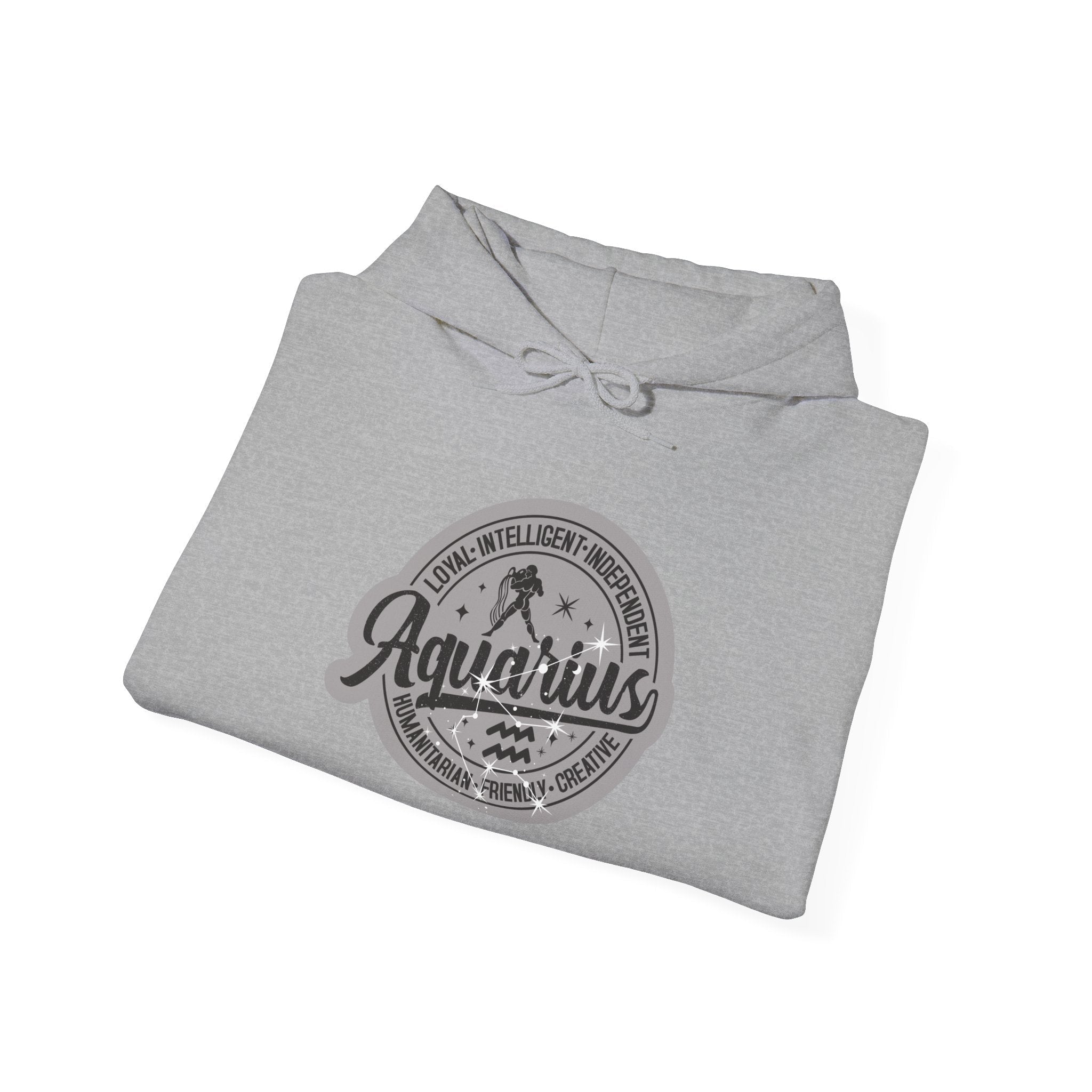 Aquarius Zodiac Unisex Heavy Blend Hooded SweatshirtHoodieAquarius Zodiac Unisex Heavy Blend Hooded Sweatshirt